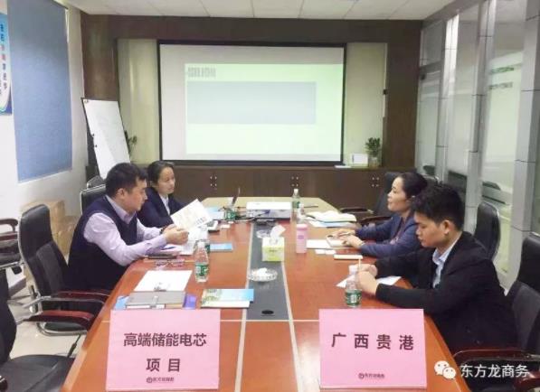 深圳分公司陪同政府園區(qū)對接考察高端儲能電芯投資選址項目，政企雙方達成進一步合作意向